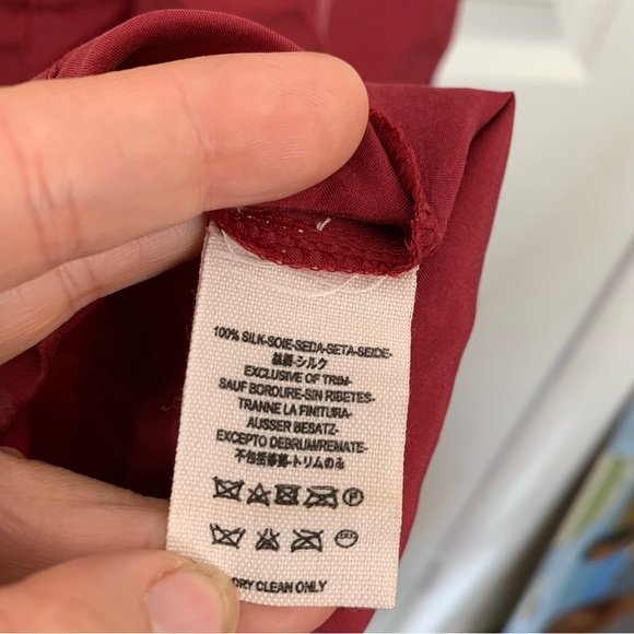 Free People 100% Silk Burgundy Sleeveless Jumpsuit - Picture 10 of 14